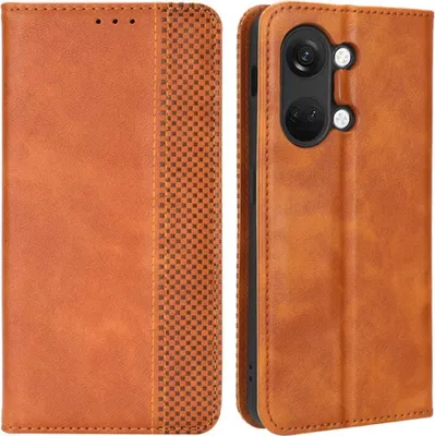 Produktbild von OnePlus Nord 3 Hülle - Coverup Vintage Style Klapphülle - Braun