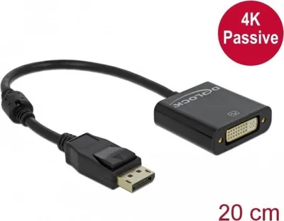 Productafbeelding van Delock 62601 Displayport Adapter Delock DP -> DVI(24+5) 4K Passiv