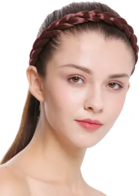 Produktbild von WIG ME UP Haarband geflochten Rotbraun CXT-007-130