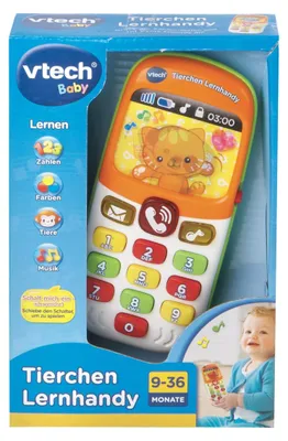 Immagine prodotto di Vtech 80-138104 Telefono cellulare per l'apprendimento degli animali