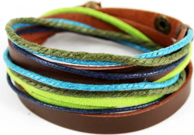 Immagine prodotto di bracciale axy bracciale in pelle bracciale wrap bracciale in vera pelle per uomini signore uomini ragazzi braccio gioielli TWIC6