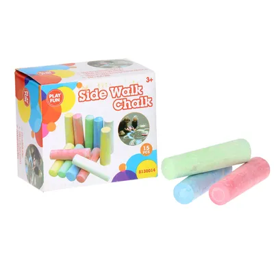 Produktbild von Playfun Sidewalk Chalk, 15dlg.