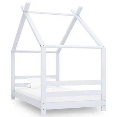 Obrázok produktu pre vidaXL Detská posteľ Biela masívna borovica 80x160 cm