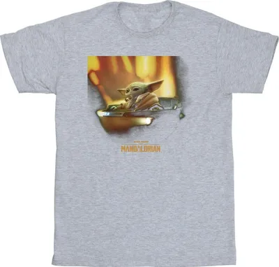 Obrázek produktu pro Star Wars - Pánské tričko "The Mandalorian" BI47434 (S) (Grey)