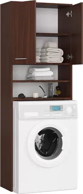 Produktbild von BDW Waschmaschinenschrank 180x64x30 cm, Badezimmer Hochschrank, Venga