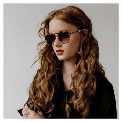 Produktbild von Vintage Retro Sonnenbrille für Damen und Herren, übergroß, 70er Jahre Pilotenbrille, gelb getönt mit UV400 Schutz