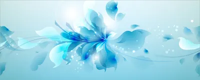 Produktbild von Wallario selbstklebendes Poster - Blaues Blumenbuket, Größe: 50 x 125 cm
