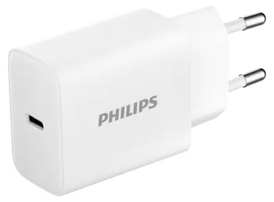 Produktbild von Philips DLP5312CW GaN PD30W USB-C-Ladegerät, EU-Stecker, 30 W Hochgeschwindigkei