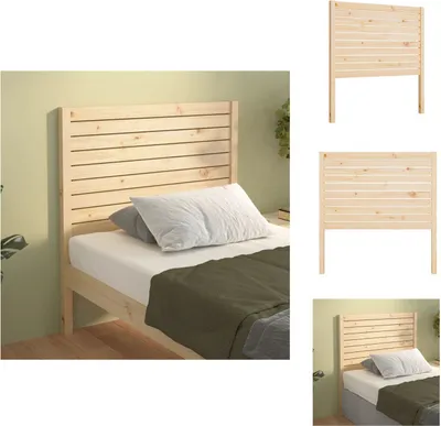 Produktbild von vidaXL Kopfteil 96x4x100 cm Massivholz Kiefer -  Kopf- & Fußenden