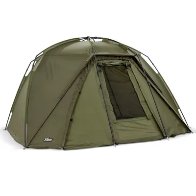Obrázek produktu pro Lucx Adler Bivvy – stan pro jednoho rybáře – kompaktní kaprový stan s odnímatelnou podlážkou a voděodolností 10 000 mm, ideální pro rybáře, kteří loví sami