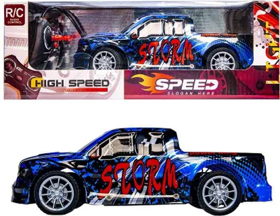 Image de Voiture de course télécommandée bleue