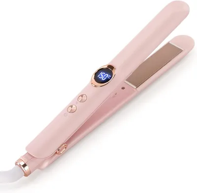 Produktbild von 2 in 1 Haarglätter Glätteisen Locken und Glätten mit LED-Display, Keramikplatte Schnellaufheizung,(150°C-210°C) 12 Temperatureinstellungen,Multistyler