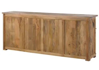 Produktbild von MASSIVMOEBEL24 Sideboard Mango 220x45x90 natur lackiert RAILWAY #192