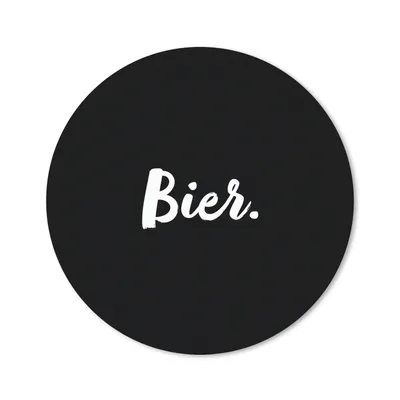 Produktbild von MuchoWow® Mauspad Mousepad Zitate - Bier - Alkohol - Getränk - Text 20x20 cm - Mousepads - Maus Mat - Pad - Mausunterlage - Schreibtischmatte