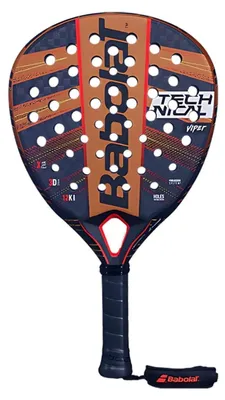 Imagen del producto de Pala de pádel Babolat Technical Viper 2024, color verde, fibra de carbono (TU)