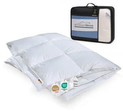 Produktbild von Warme Daunendecke 100% neue Daunen Bettdecke 155x220 Daunenpass 1010g