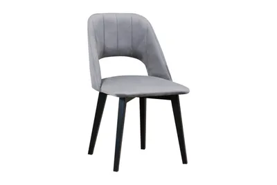 Image de Chaise de salle à manger RAMONA 400 - noir / gris clair