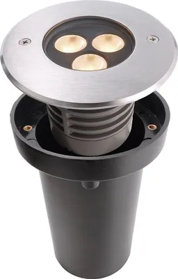 Image de Deko-Light 730255 Luminaire encastré dans le sol Luminaire encastré dans le sol II WW , argent