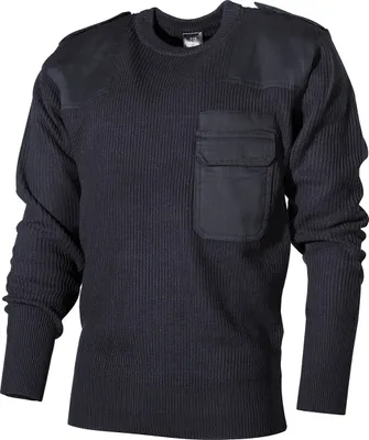 Produktbild von MFH BW Pullover, mit Brusttasche, blau