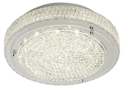 Obrázok produktu pre LED stropné svietidlo, chróm, hliník, 30 cm, FLUSH