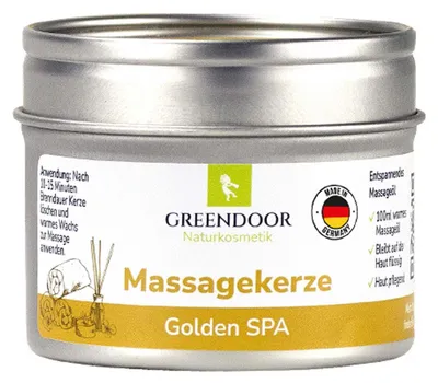 Produktbild von GREENDOOR Massagekerze Golden Spa