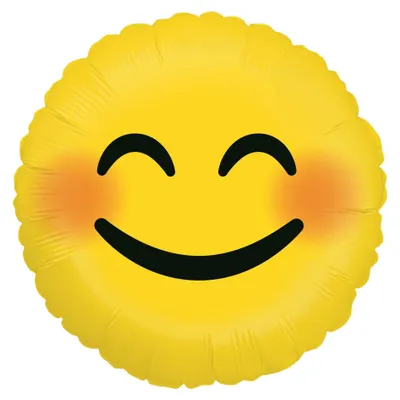 Produktbild von 18"/Ø46cm Folienballon "Emoji Smiley"