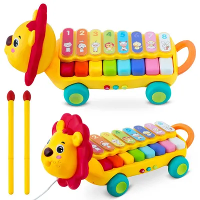 Produktbild von Lernspielzeug Cimbalom, Xylophon Lion RK-740 Ricokids