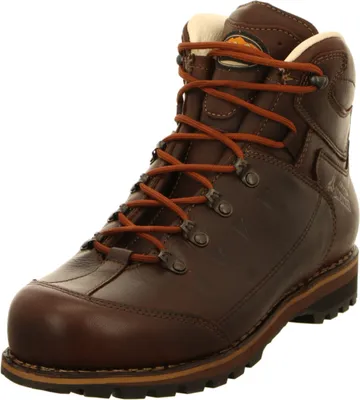 Produktbild von Meindl Leogang Identity original zwiegenähte Wanderschuhe mit Lederfutter und griffiger Laufsohle Dunkelbraun EU 45