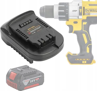 Image de Rosfix Adaptateur/convertisseur de Batterie Bosch 18V Vers Dewalt 18V (BS18DL)