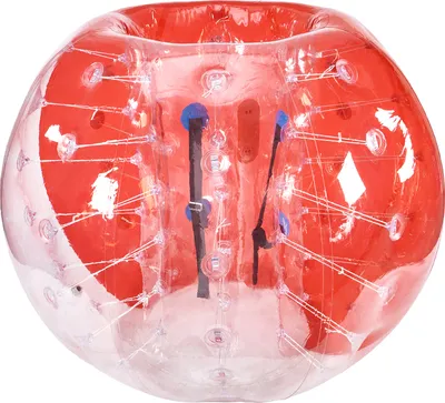 Produktbild von SucceBuy Aufblasbarer Bumper Ball, 1er-Pack, 5 Fuß/1,5 m. 0,8 mm dickes PVC. Sumo-Zorb-Bälle für Teenager und Erwachsene. Menschliche Hamster-Bubble-Bälle für Teamspiele im Freien. Bumper-Bopper-Spielzeug für Garten, Hof, Park.