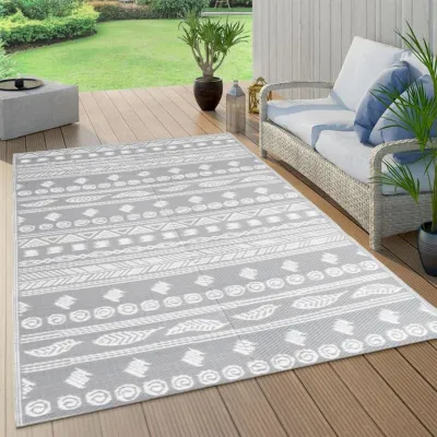 Obrázek produktu pro Venkovní koberec - Zahradní koberec - Venkovní podlaha - Koberec na balkon - Podlahový koberec - Odolný vůči povětrnostním vlivům - 120x180 cm