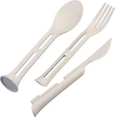 Produktbild von Reisebesteck, 3-teilig - Beige
