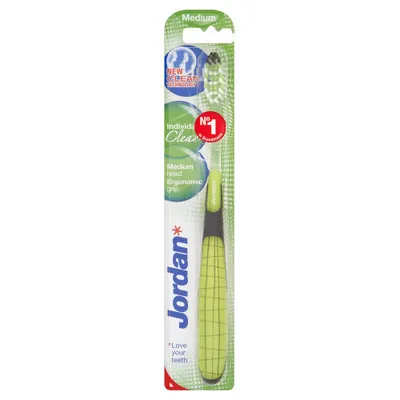 Zdjęcie produktu dla Jordan Szczoteczka do zębów Individual Clean Średnia 1 sztuka