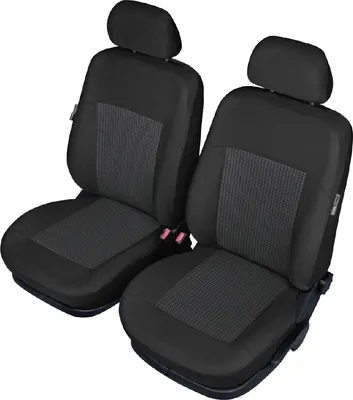 Produktbild von Hp Autozubehör 22200 Sitzschoner Polyester Schwarz Fahrersitz Beifahrersitz S154