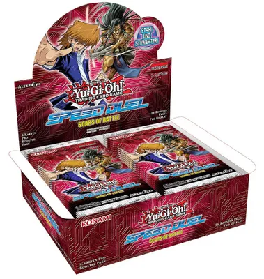 Produktbild von Yu-Gi-Oh! - Scars Of Battle - Speed Duel 3 - Booster Display 36 Booster - Deutsch