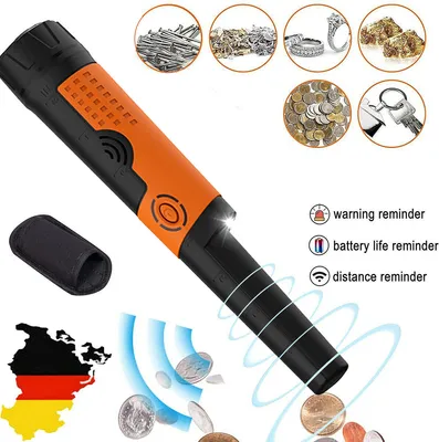 Produktbild von Metalldetektor Pinpointer IP68 Komplett Wasserdicht 360° Suchen Metallsuchgerät