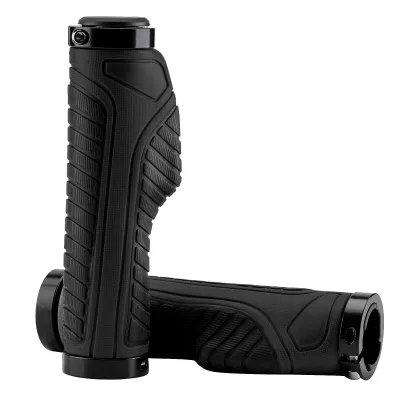 Immagine prodotto di ROCKBROS bicicletta manopole ergonomiche manopole MTB manopole Lock-On Road Bike gomma nero