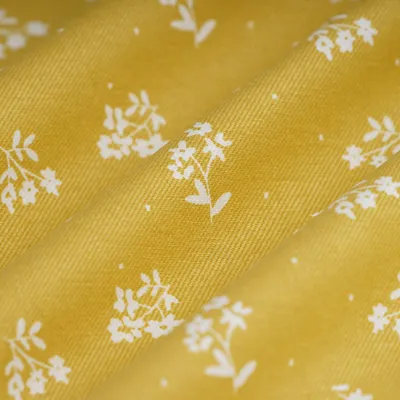 Productafbeelding van Stoffen mini-boeket, twill, geel