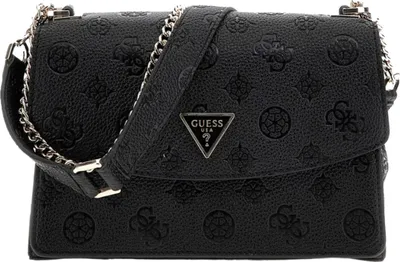 Image de GUESS Sacs Sac à bandoulière en similicuir Cresidia II Convertible Xbody Flap black logo