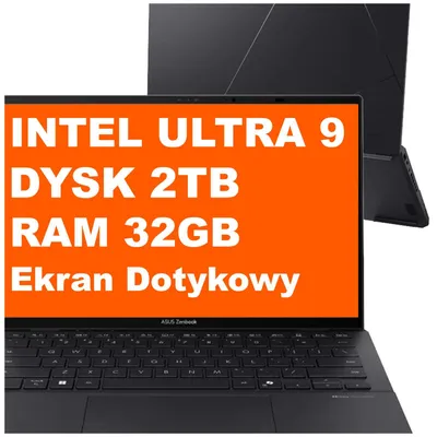 Produktbild von Laptop Asus ZenBook DUO UX8406CA-IS99T / Ultra 9 / 32GB / 2TB / Intel ARC / 2k / Dotyk / Win 11 / Szary