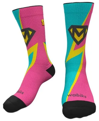 Immagine prodotto di Calzini Wabiks Super Mum Crew rosa, taglia EU 39-42 rosa, taglia EU 39-42