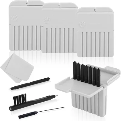 Imagen del producto de Kit de filtros para tapones de los audífonos, incluye 32 filtros y 3 accesorios de limpieza, para audífonos