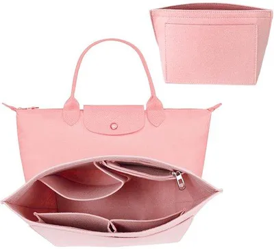 Immagine prodotto di Organizer Vilten per borsa, organizer pieghevole per portafoglio da borsa (rosa, 26 x 17 x 13 cm)