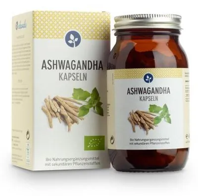 Obrázok produktu pre Ashwagandha 300 mg organické kapsule vegan 120 ks