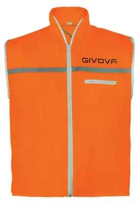 Produktbild von Reflektierende Trainingsweste Givova Senior Orange Uni Orange