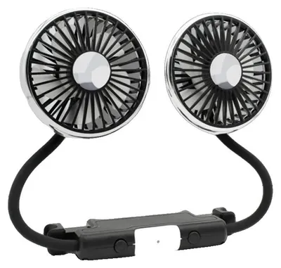 Obrázek produktu pro Chladicí ventilátor, napájený přes USB, otočný o 360°, 1 sada