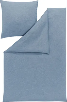 Produktbild von Estella Atelier - Mako-Interlock-Jersey Bettwäsche-Garnitur TAKOMA Farbe taube Größe 155x200 + 80x80 cm