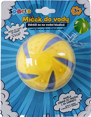 Obrázek produktu pro SPORTO Míček do vody 8cm - žlutý