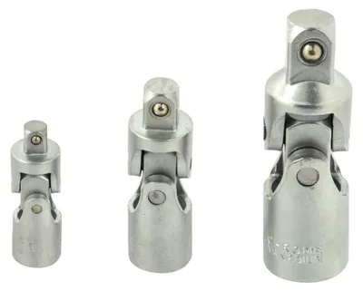 Immagine prodotto di Set adattatore bussola per avvitatore, snodo cardanico  1/4" 3/8" 1/2" in acciaio  Cr-V, esagonale adattatore avvitatore a impulsi