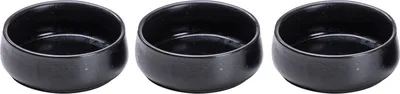 Produktbild von ladelle ELEMENTS Schalenset flach onyx Set3
